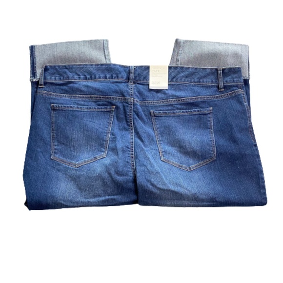 NWT Style & Co Plus Cuffed Capri Jeans - Picture 3 of 4